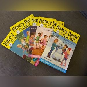 Nancy Drew and the Clue Crew set of books. #1-#5. Ages 6-9. Excellent Condition!